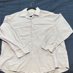 Van Heusen Light Purple Casual Button-Down Shirt